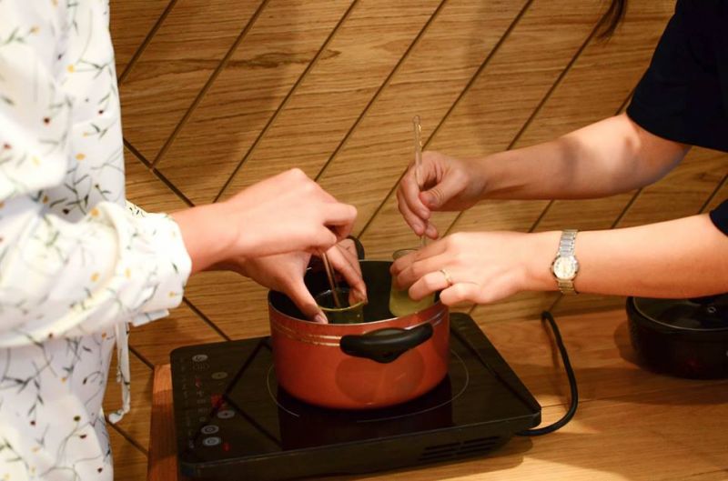 đun chảy hỗn hợp